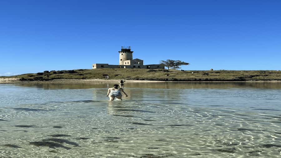 5 Islands Private Speedboat w/ Snorkeling + Lunch & Drinks - Ile aux Cerfs, your first island stop