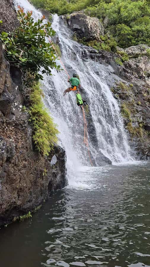 Abseiling/Canyoning - Why Tamarind Falls works so well for abseiling