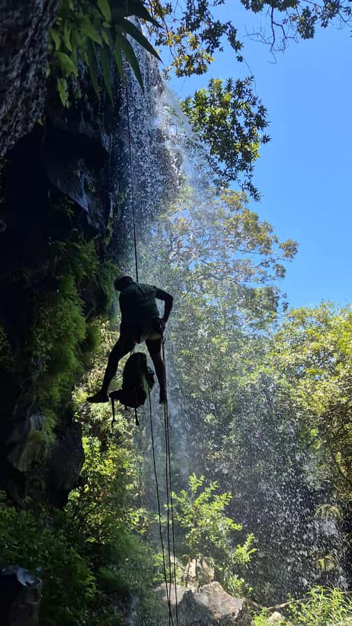 Abseiling/Canyoning - The first descent: building confidence at 10 metres