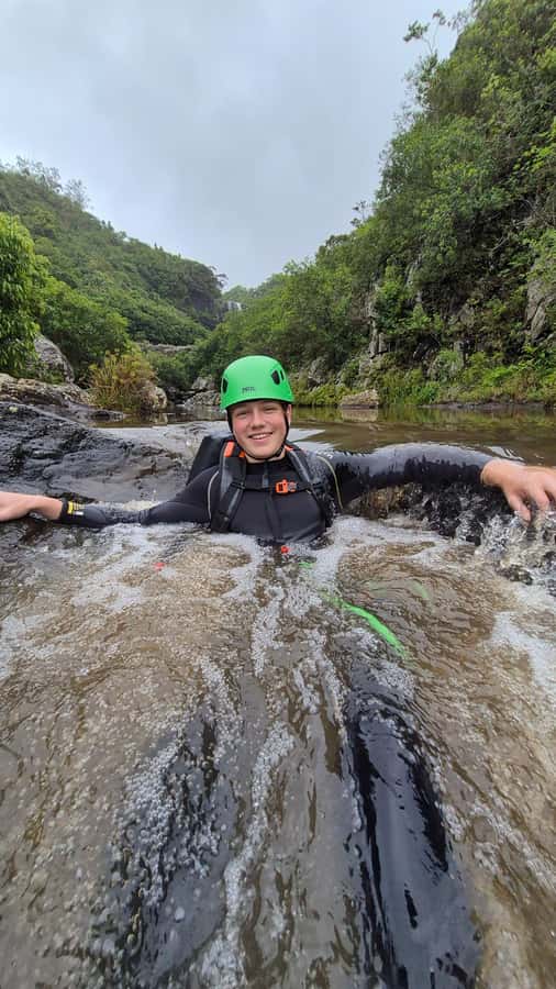 Abseiling/Canyoning - The 15 and 25 metre abseils