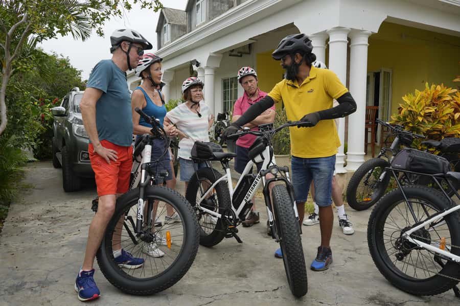 Authentic North East Coast E-bike Guided Tour - St Francois, Grand Gaube, and village life
