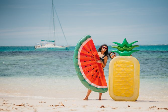 EAST Shared Cruise : OCÉANE Full day catamaran to Ile aux Cerfs - Grand River South East waterfalls and wildlife