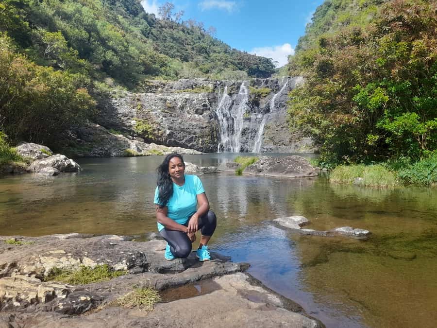 From Quatre Cocos: Tamarind Falls Hiking Day Trip - What to pack for a wet and uneven hike