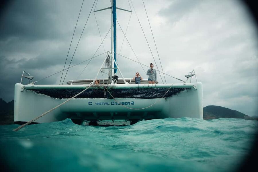 Full-day Catamaran Cruise to Ile aux Cerfs with Lunch - Snorkeling stops: beautiful water, mixed results