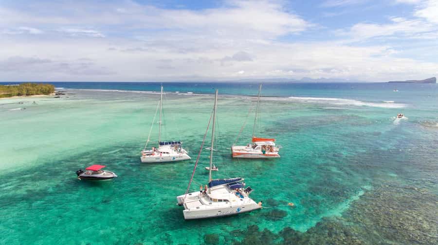 Full Day Catamaran Luxury Cruise to Northern Islands w Lunch - BBQ lunch is served aboard the catamaran