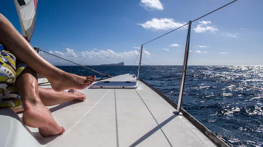 Full Day Catamaran Luxury Cruise to Northern Islands w Lunch - Gabriel Island offers a second island stop