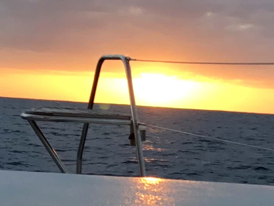 Grand Baie: Private 4-Hour Premium Sunset and Dinner Cruise - Cruising toward Coin de Mire