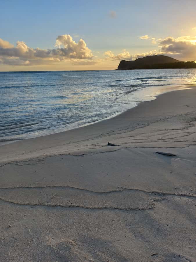 Grand Baie: Three Islands Private Boat Trip and Beach BBQ - Gabriel Island and the View Toward Coin de Mire
