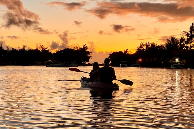 Guided Sunset Kayak Tour in Mauritius - The quiet middle of the trip