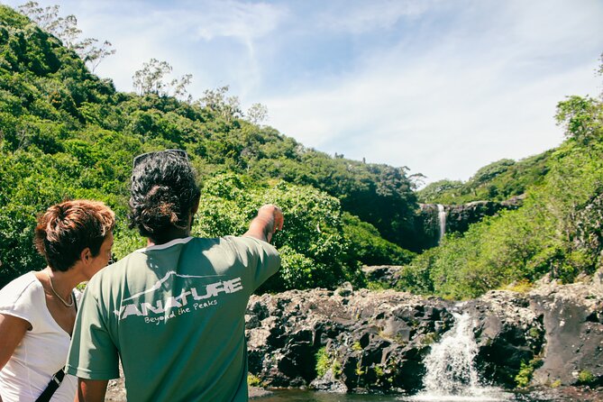 Hiking Sept Cascades (Tamarind Falls) - Half Day - Entering the forest and volcanic rock country