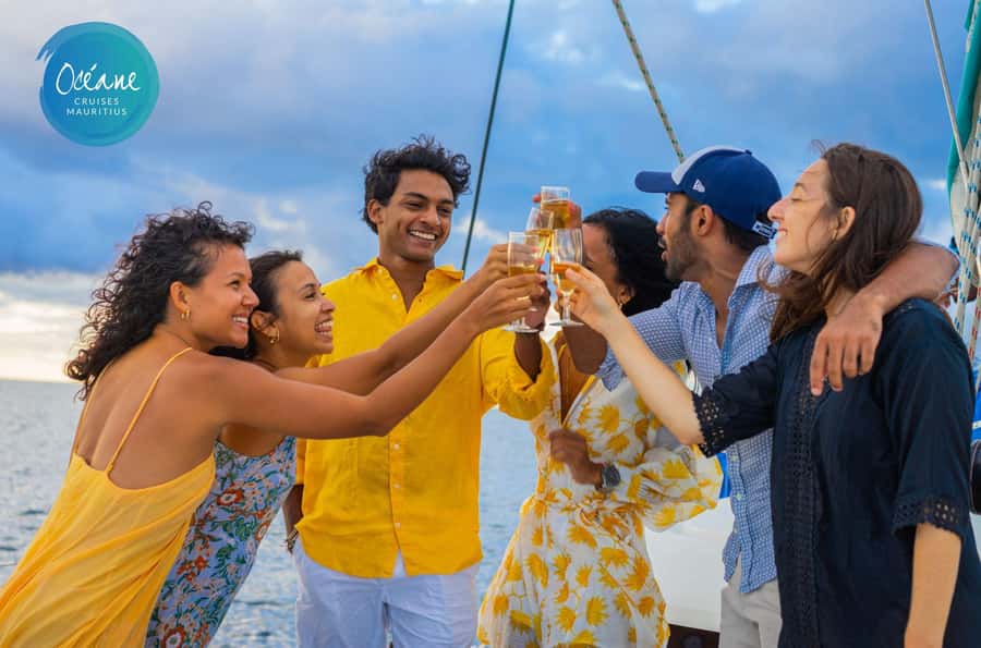 Ile Aux Bénitiers : Private Catamaran Cruise & Gourmet Lunch - Crystal Rock, lunch, and the best part of the day