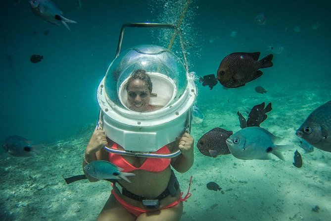 Ile aux Cerf: Speed boat with Parasailing & Tube Riding and Lunch - Undersea walking in the coral garden
