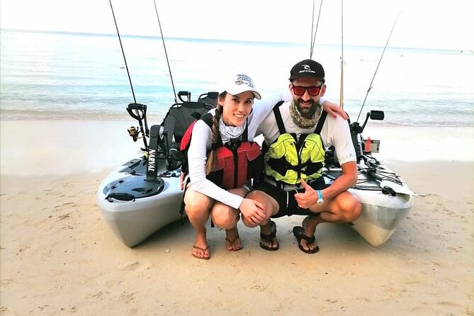 Kayak Fishing in Mauritius - Learning the basics without slowing down experienced anglers