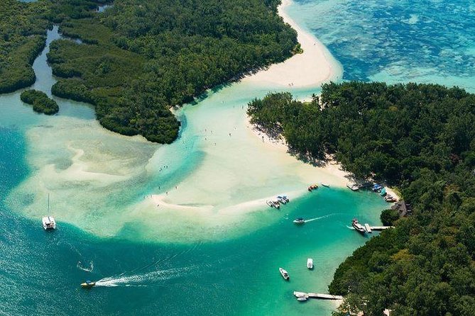 Luxury All-Inclusive Catamaran Cruise to Ile aux Cerfs and GRSE Waterfall - Two hours on Ile aux Cerfs