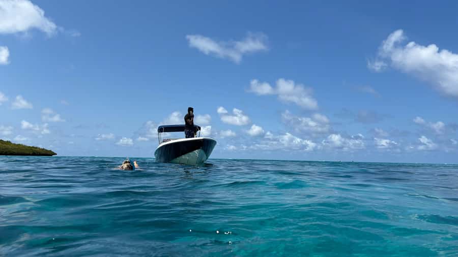 Mauritius 5 Islands Hopping Tours - PRIVATE BOAT - Ile aux Cerfs: swimming, beaches, and paid activities