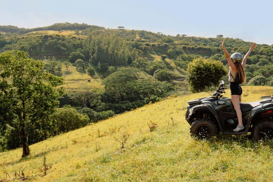 Mauritius: Bel Ombre Nature Reserve Quad Bike Tour - Reaching the waterfall