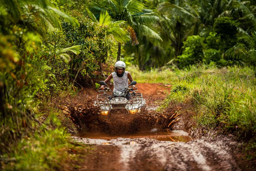 Mauritius: Bel Ombre Nature Reserve Quad Bike Tour - Getting comfortable on the quad