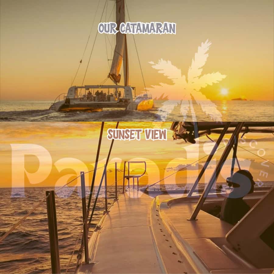 Mauritius: Catamaran Sunset Cruise with Food, Drinks & DJ - The safety briefing and first stretch at sea