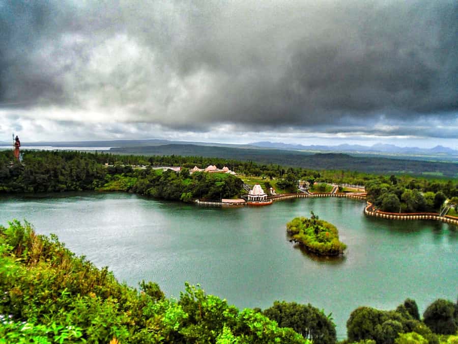 Mauritius Dolphin Encounter and Geographic Marvels Tour - Trou aux Cerfs gives you a wide view of Mauritius