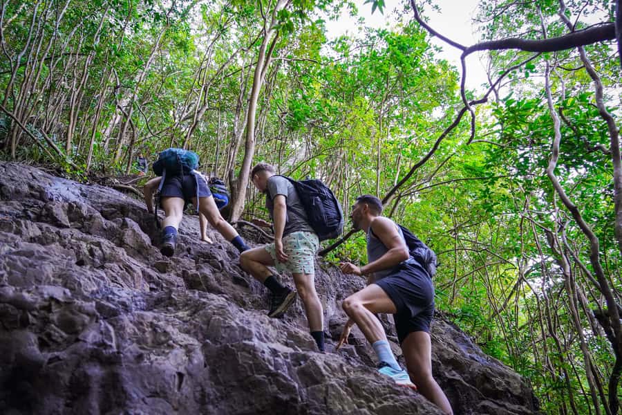 Mauritius: Exploring the Tamarind Falls with a Guide - Swimming pools and the famous waterfall massage