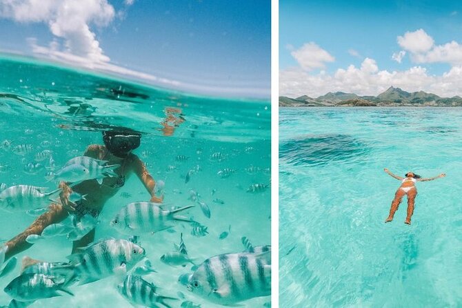 Mauritius : Ile Aux Cerfs 3 islands Speed Boat Trip with BBQ - Île aux Cerfs, the main beach stop
