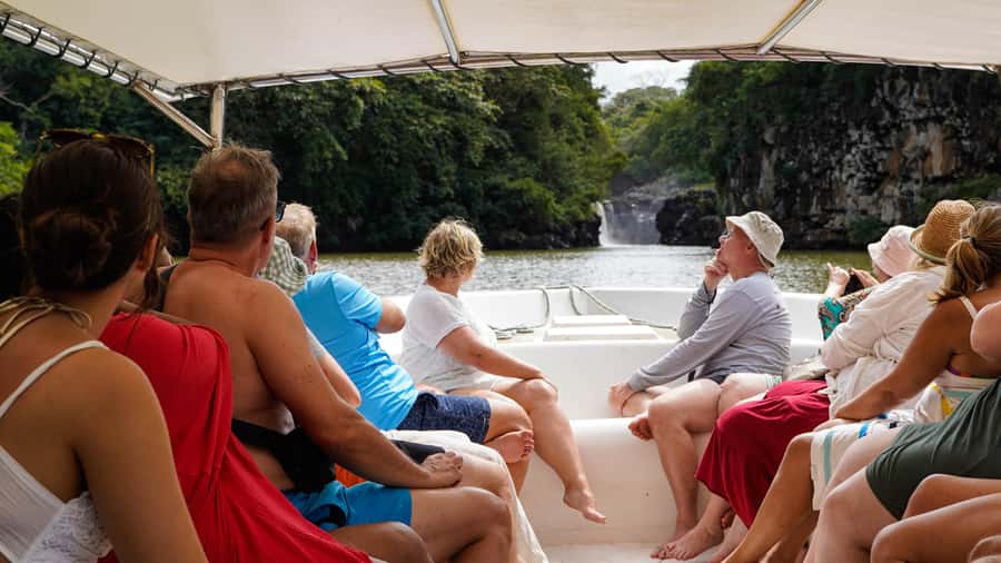 Mauritius: Ile aux Cerfs Boat Tour with BBQ Lunch and Drinks - Grand River South East Waterfall by boat