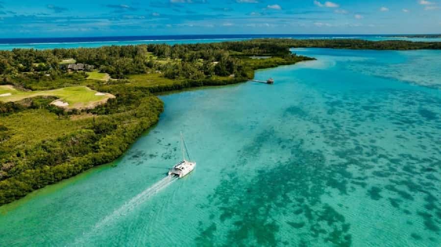 Mauritius: Ile Aux Cerfs Catamaran Cruise with Lunch - Grand River South East Waterfalls