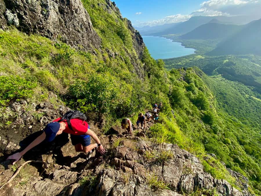 Mauritius: Le Morne Mountain UNESCO Eco Hike - The descent deserves respect