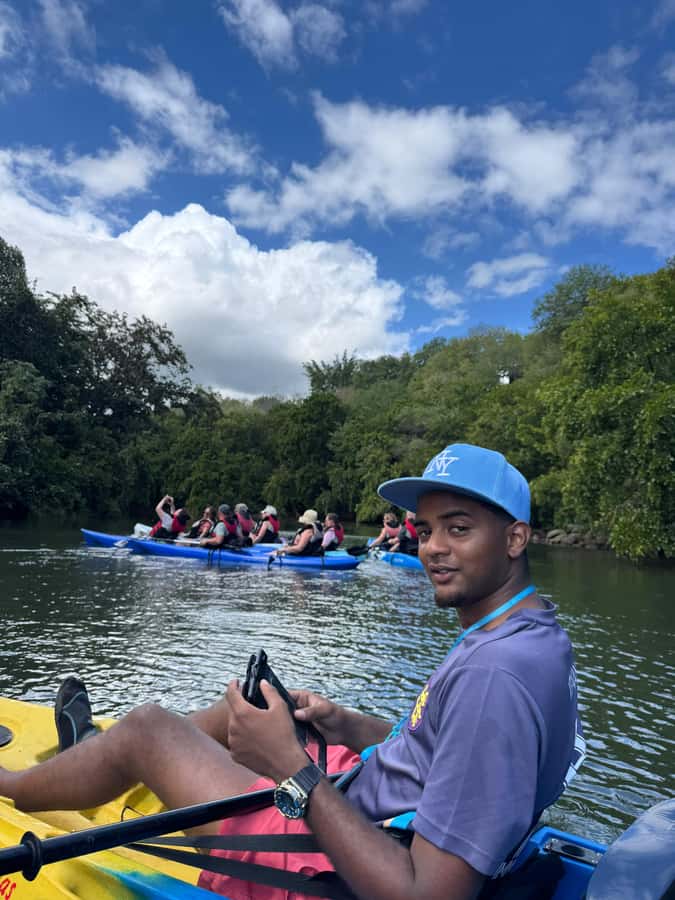 Mauritius: River Guided Kayak Tour with Monkeys - Key points at a glance