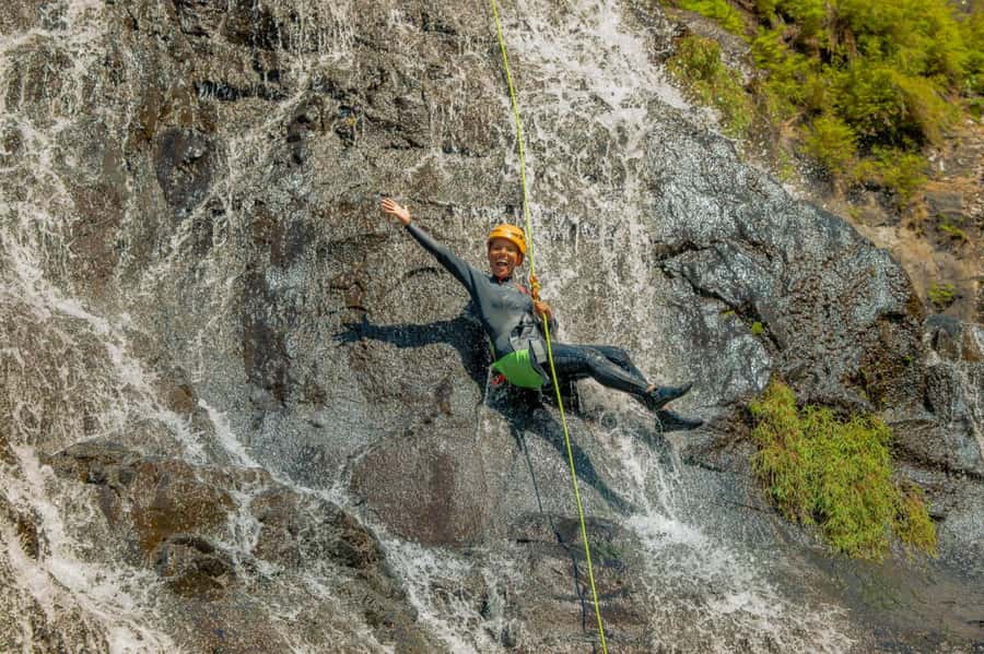 Mauritius: Tamarind Falls Canyoning Adventure - Three rappels from 10 to 25 meters