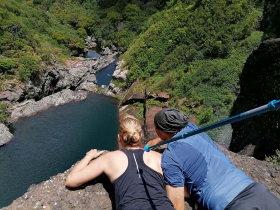 Mauritius: Tamarind Falls Guided Hike with Swim and Lunch - How difficult is the Tamarind Falls hike?