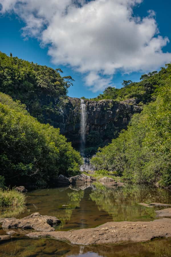 Mauritius: Tamarind Falls Highlights 3-Hour Hiking Trip - Walking through sugarcane and into the canyon