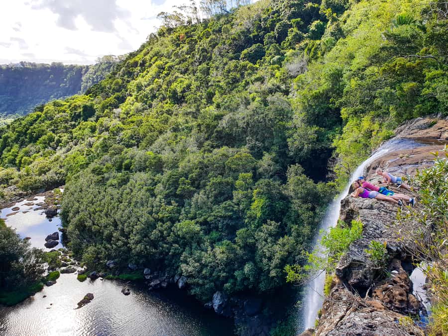 Mauritius: Tamarind Falls Highlights 3-Hour Hiking Trip - Swimming in the volcanic rock pools
