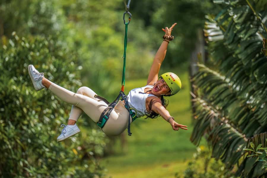 Mauritius: Vallé Advenature Park - Sky Pulse - What the 3.1-kilometer Sky Pulse actually involves