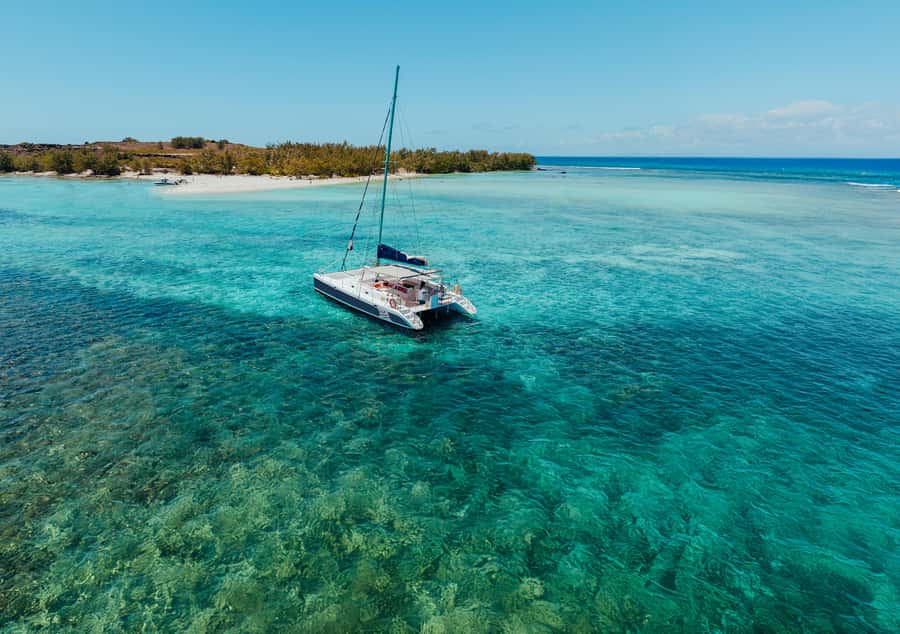 North of Mauritius: Catamaran Cruise w/ BBQ Lunch - Gabriel Island for swimming and snorkeling