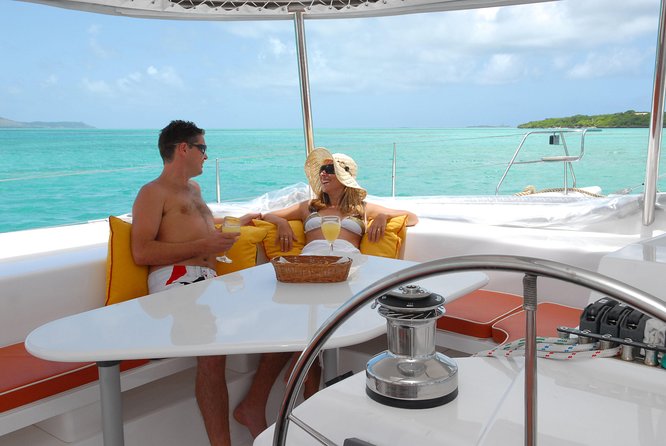 Private Charter Full Day Cruise: Île aux Cerfs - Snorkeling from the catamaran