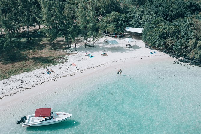 Private speed boat to ile aux cerfs - The private itinerary: beaches, mangroves, and a waterfall