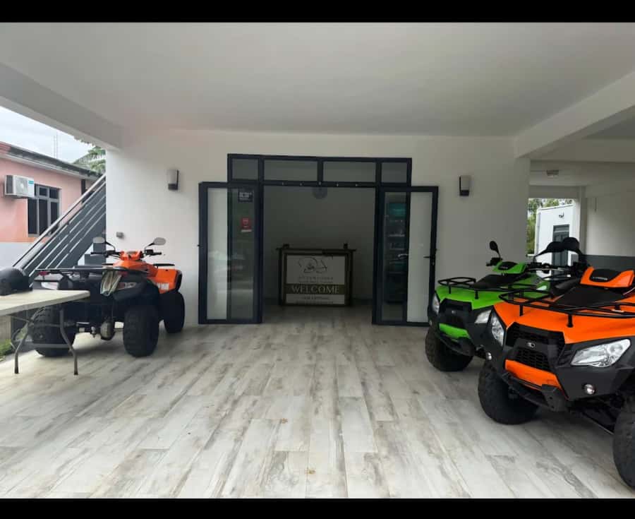 South of Mauritius: Quad Bike Tour - Royal Palm Forest and Pointe Vacoas