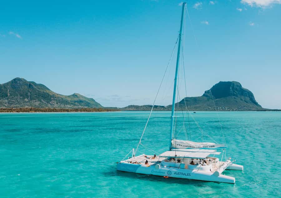 Southwest of Mauritius: Catamaran Cruise w/ Snorkeling - A BBQ lunch with fish, chicken, and salads