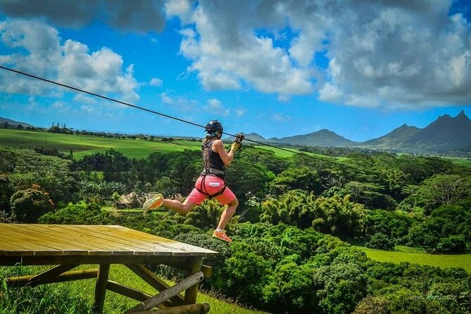 Vallé Advenature Park, South Mauritius - The Nepalese Bridge and mountain sledding